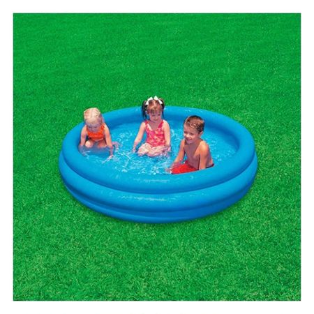 Piscina Azul  147 x 33 cm para Juegos de Agua en Casa y Patio Familiar