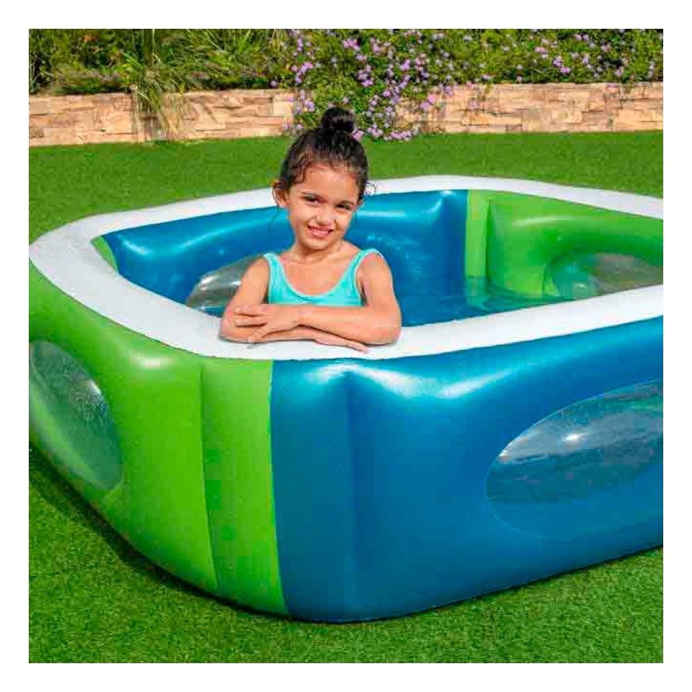 Piscina Window 168x168x56 CM Infantil Amplia para Juegos de Agua en Patio