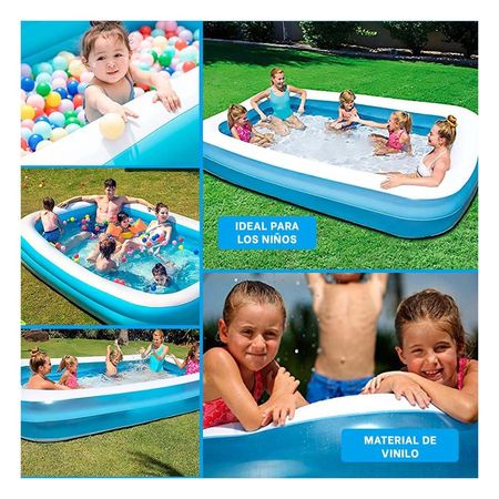 Balneario Inflable para Exterior y Jardin con Area Amplia y Confort Veraniego Y+Post It