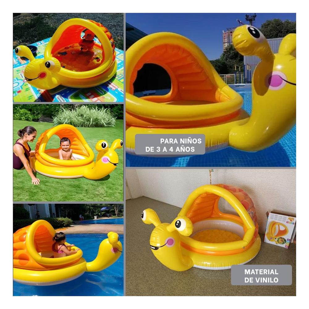 Piscina Caracol 145 x 102 x 74 cm Comoda para Actividades de Agua en Hogar Y+Post It