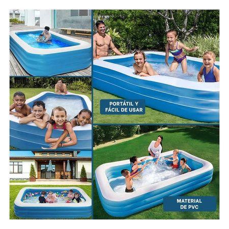 Estanque Inflable Familiar para Jardin y Hogar con Area Amplia para Uso Diario Y+Post It