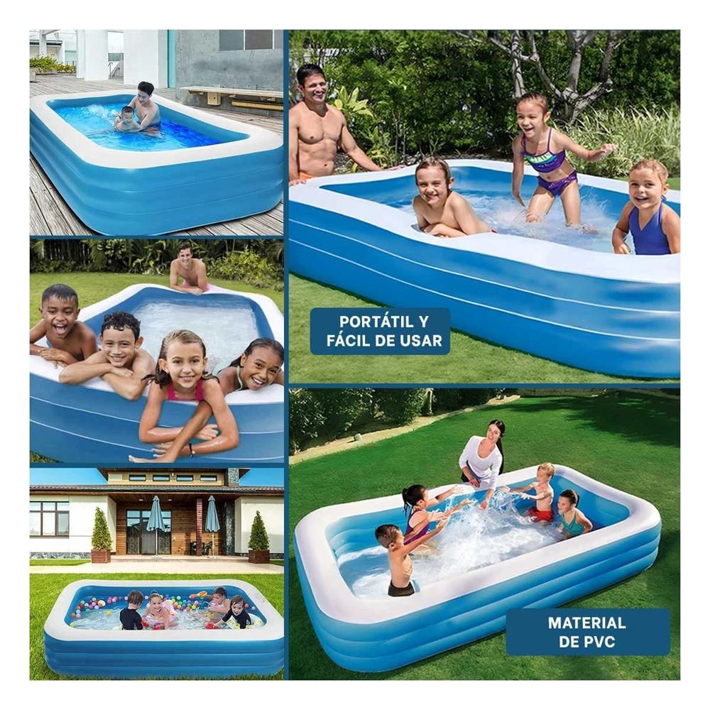 Estanque Inflable Familiar para Jardin y Hogar con Area Amplia para Uso Diario Y+Post It