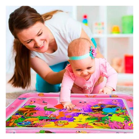 Inflable con Agua para Bebes Rosado Uso Infantil Seguro y Diversion Acuatica