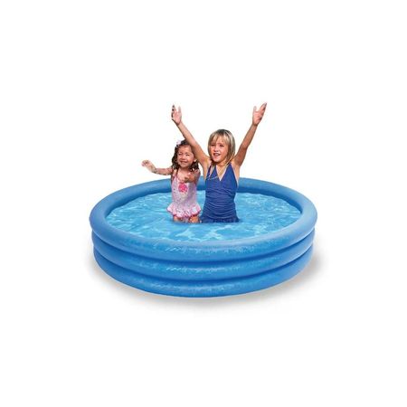 Piscina Azul  de Material Resistente para el Entretenimiento en Jardin Y+Regalo Sticker
