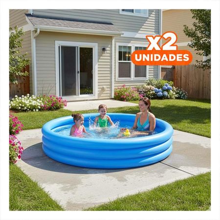 Pack2 Centro Acuatico Azul 168x42cm de Vinilo Duradero para una Larga Vida Y+Papel Regalo