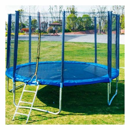 Cama Elastica 244X220CM de Gran Rebote para el Jardin de su Casa Y+Papel Regalo