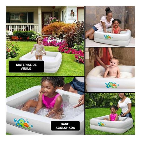 Piscina 86x86x25 CM Funcional para Espacios Pequenos en Casa Y+Post It