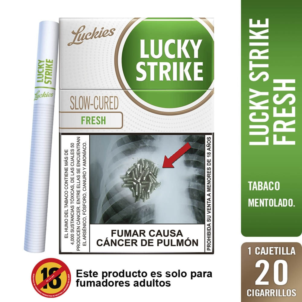 Cigarrillos LUCKY STRIKE Lucky Fresh 20un