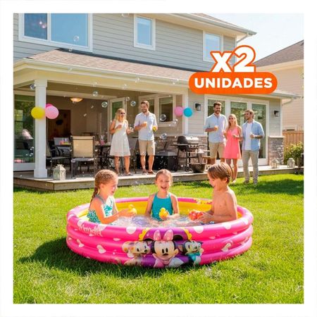 Pack2 Alberca para Infante Inflable para Actividades Acuaticas en el Hogar Y+Regalo Sticker