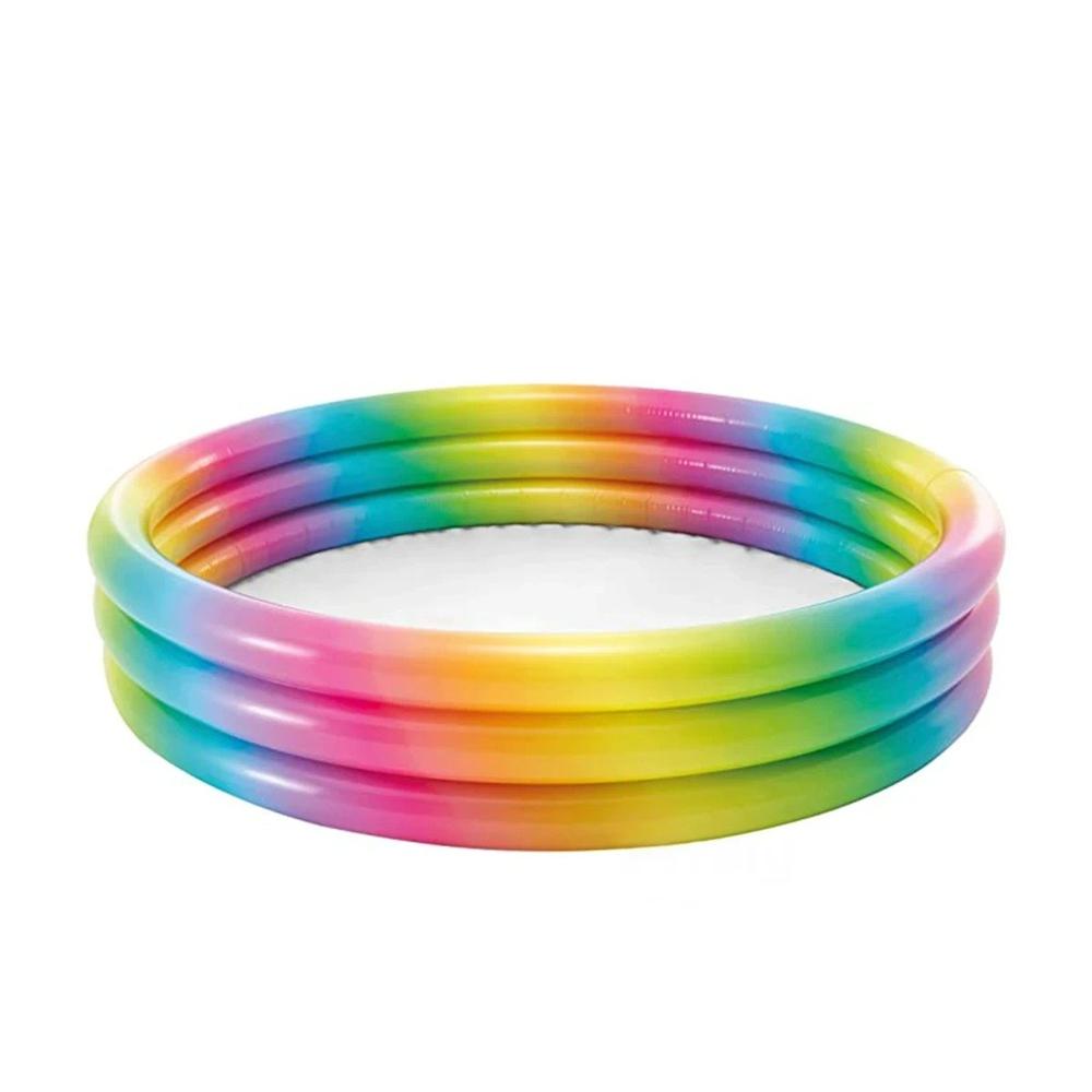 Alberca de Colores 147 x 33 cm Inflable para Patio y Espacios del Hogar Y+Papel Regalo