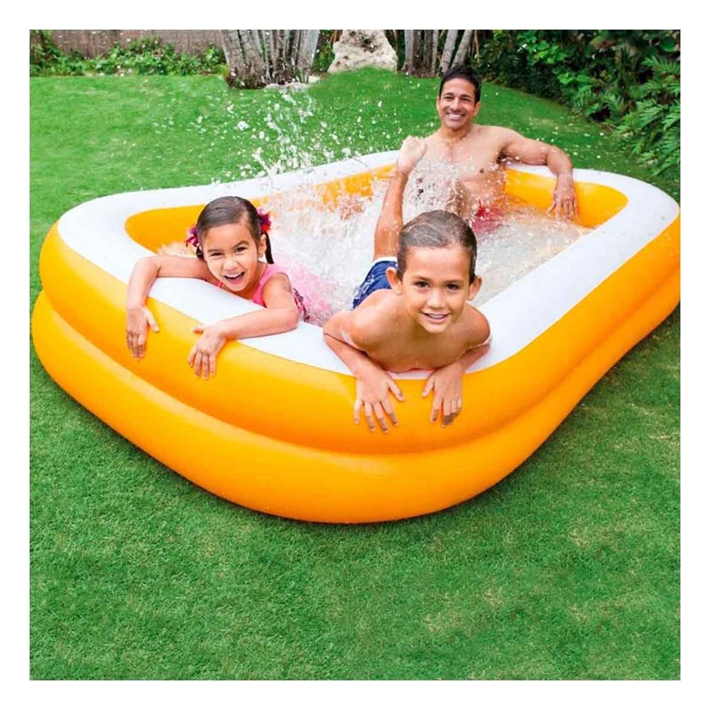 Piscina Inflable Familiar para Patio y Jardin con Diseno Amplio para Uso Recreativo