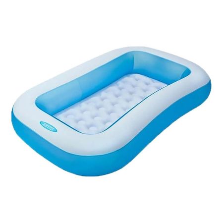 Piscina Rectangular Amplia 168x100x28 cm para Patio Exterior Plus Y+Papel Regalo