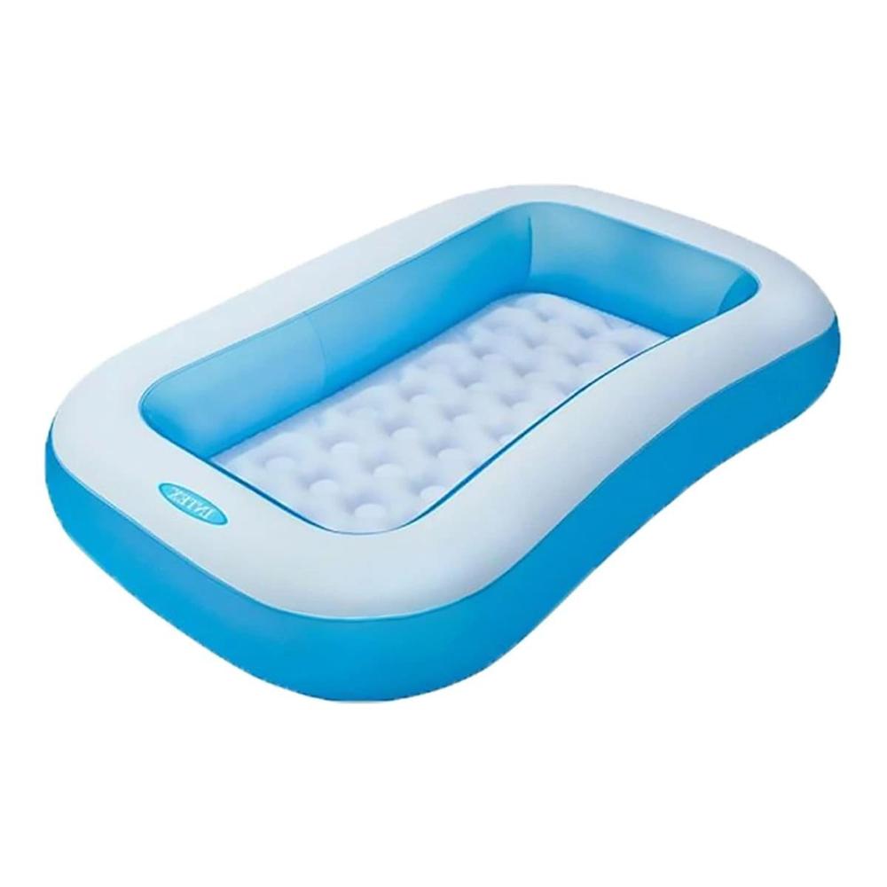 Piscina Rectangular Amplia 168x100x28 cm para Patio Exterior Plus Y+Papel Regalo