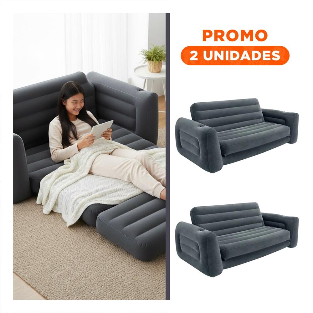 Pack2 Sofa Multifuncional para Sala y Descanso Diario en Casa