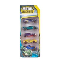 Pack de Carros METAL MACHINES 5un (Modelos Aleatorios)
