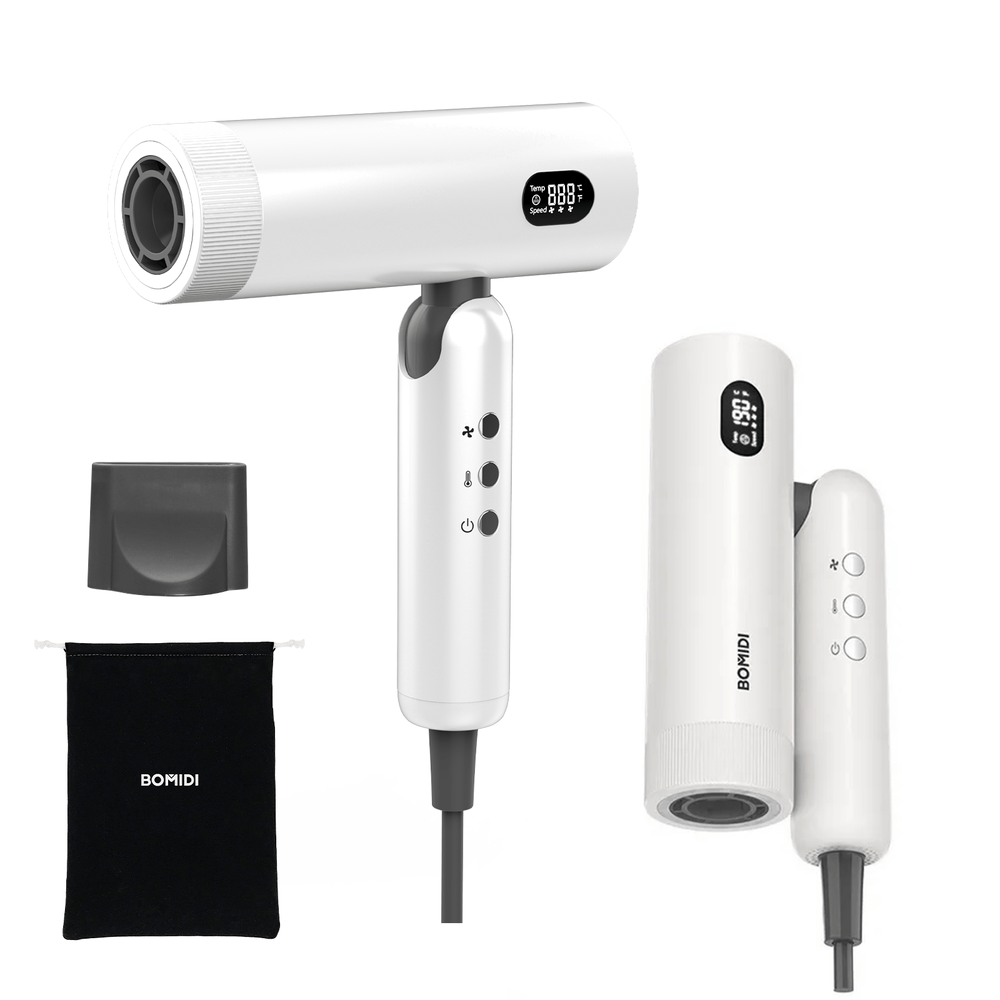 Secadora de Cabello Plegable Bomidi HD08 Blanco