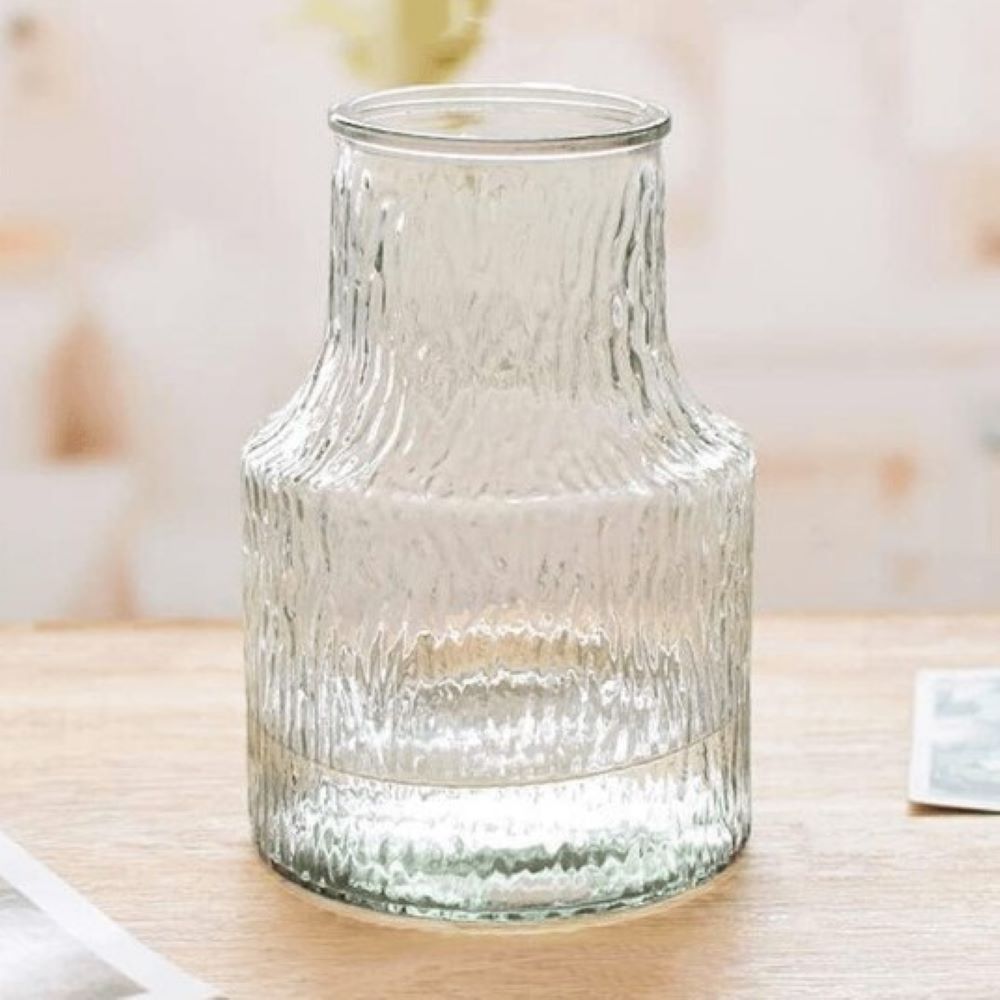 Florero de Vidrio Texturizado