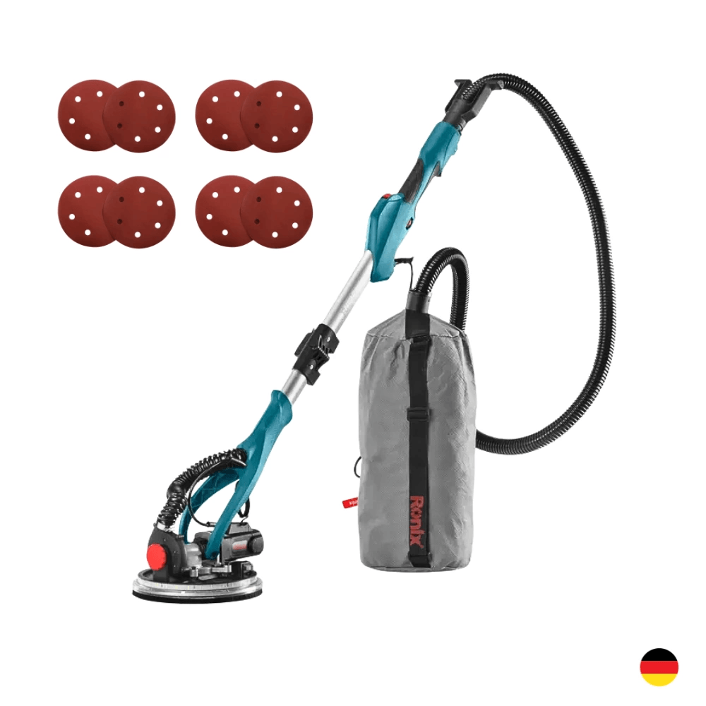 Lijadora De Pared y Techo 820W RONIX 6200 Indutrial