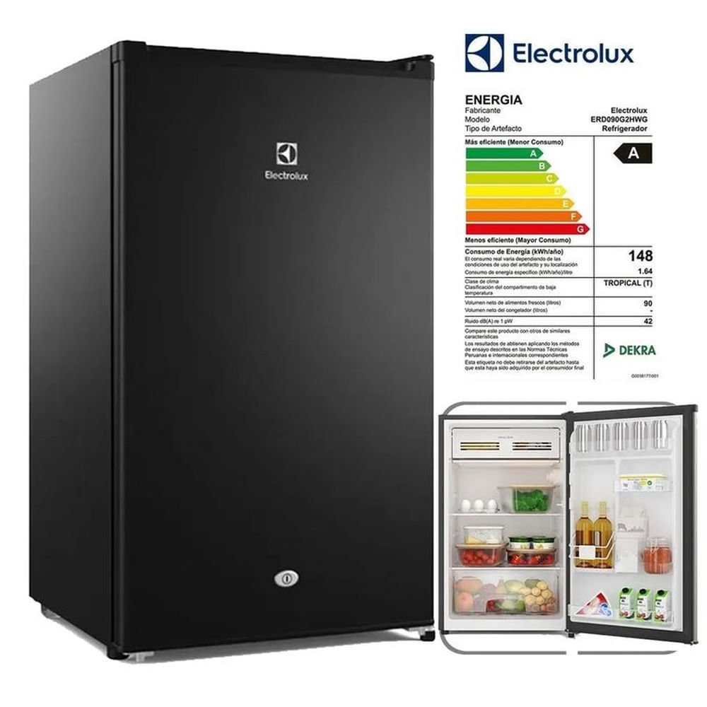 Frigobar Electrolux Premium Black ERD090G2HWB