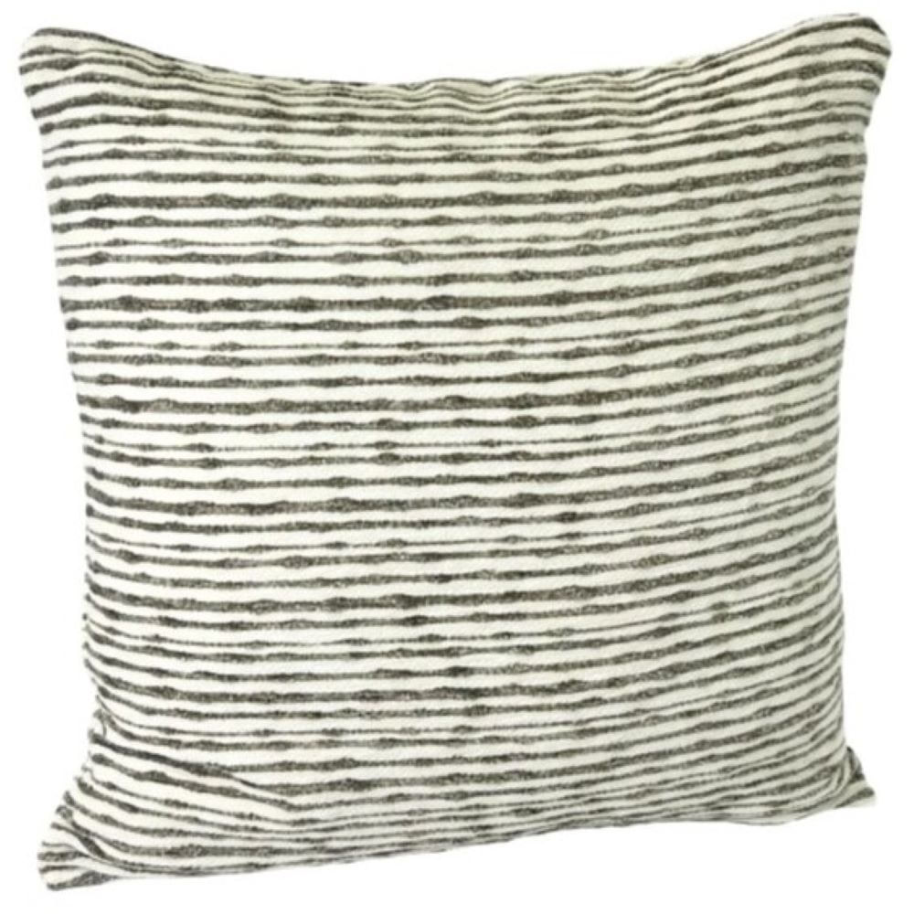 Cojines Decorativos de Líneas color Marrón Doble Faz PACK X2