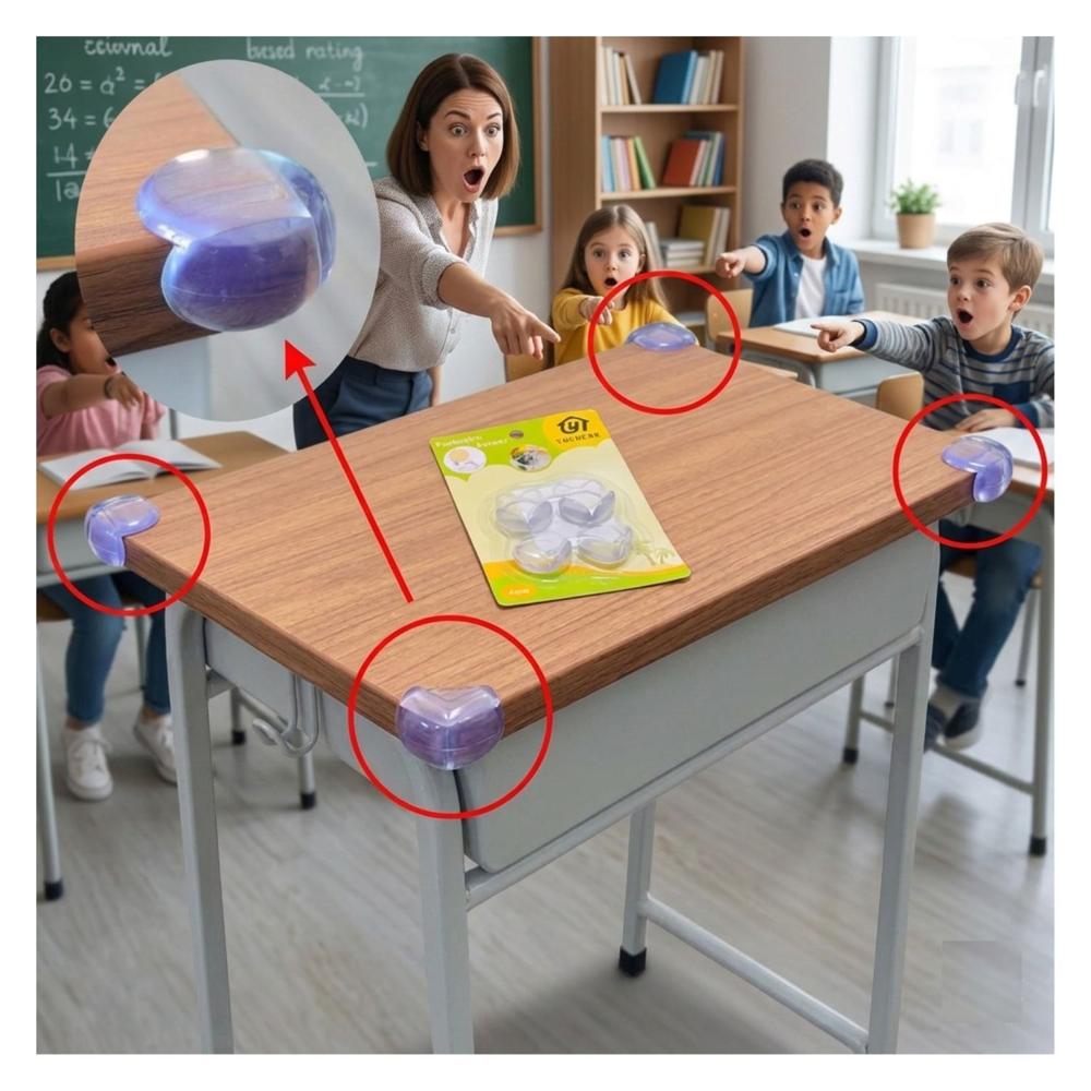 Protetor Esquinero Blister 8 Pzs para Mesas