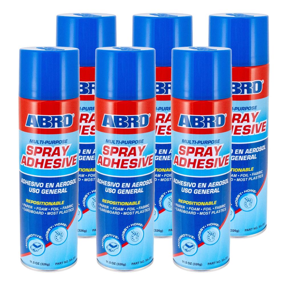 ABRO Adhesivo en Spray SA-300 - 326gr - Pack x 6