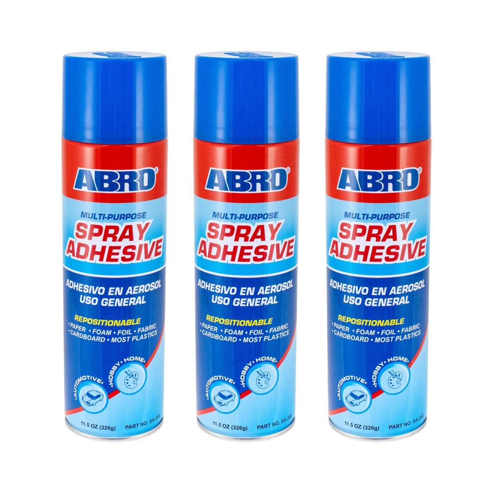 ABRO Adhesivo en Spray SA-300 - 326gr - Pack x 3