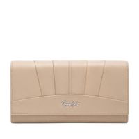 Billetera para Mujer Cuero Drape Maxi Renzo Costa Wpd 2606 12103 Taupe Lux
