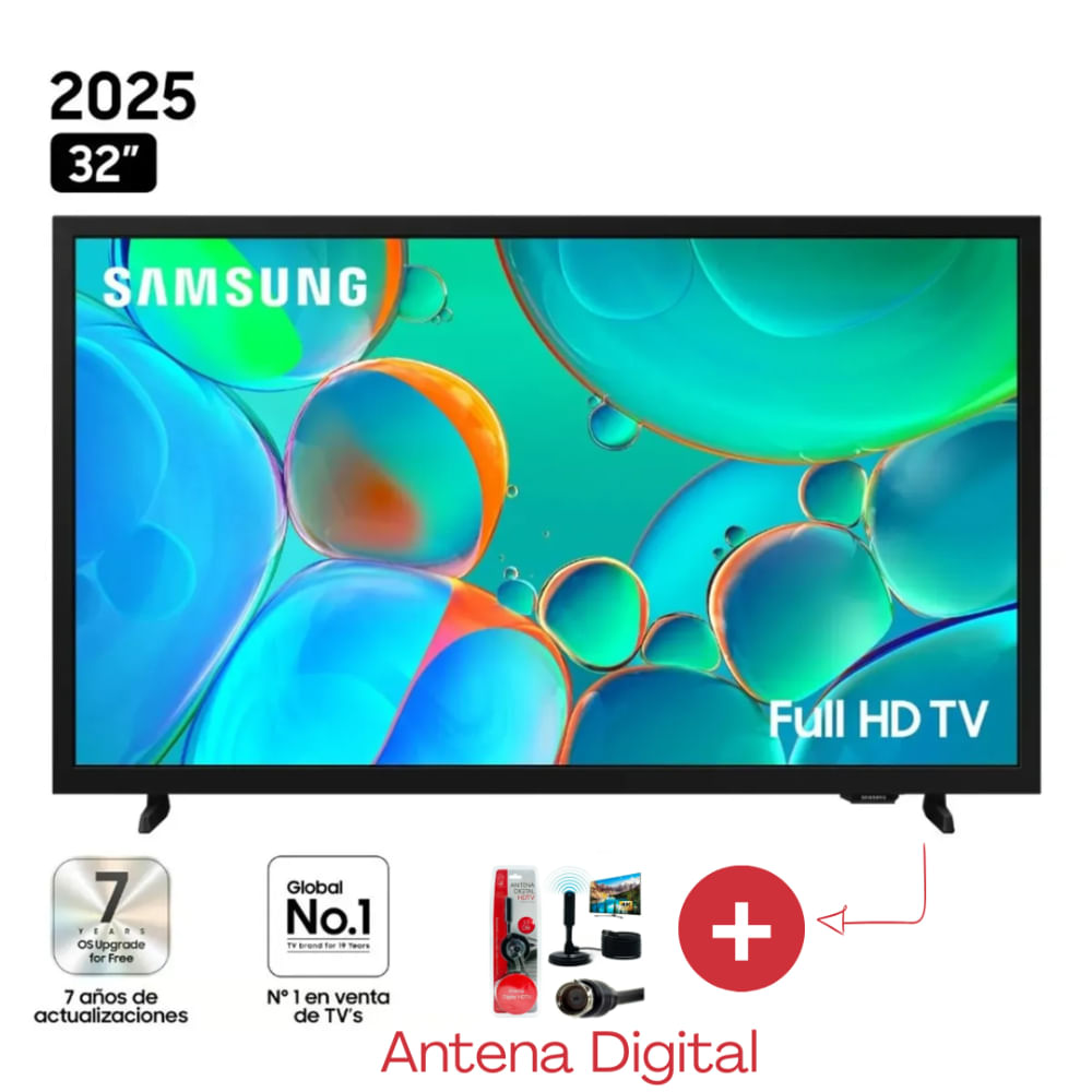 TELEVISOR SAMSUNG 32 UN32H5000FG SMART TV 2025 MAS Antena Digital