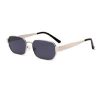 Lente de sol Unisex Homewey 2320C4 Negro-Plateado