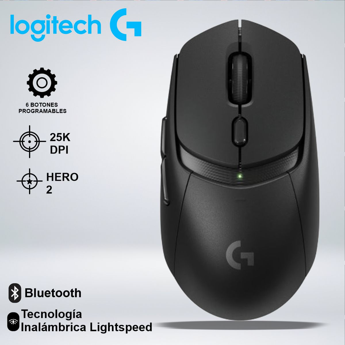 MOUSE GAMER LOGITECH G309 USB LIGHTSPEED SENSOR HERO 25K DPI