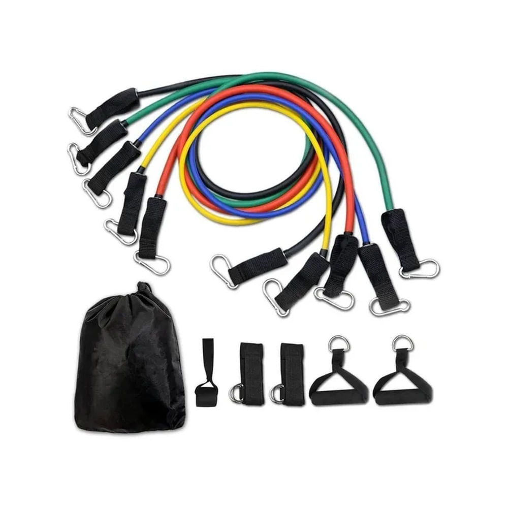 Set resistencia de 5 ligas bandas fitness