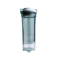 Portafiltro Transparente 2.5x10 conex 1-4 NW-BR1021-PET 1-4