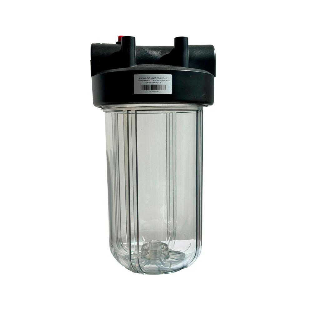 Portafiltro Transparente 4.5x10 conex 1 NW-BR10M-PET 1