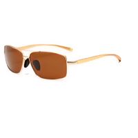 Lente de sol Hombre Homewey 2311C10 Marron-Dorado