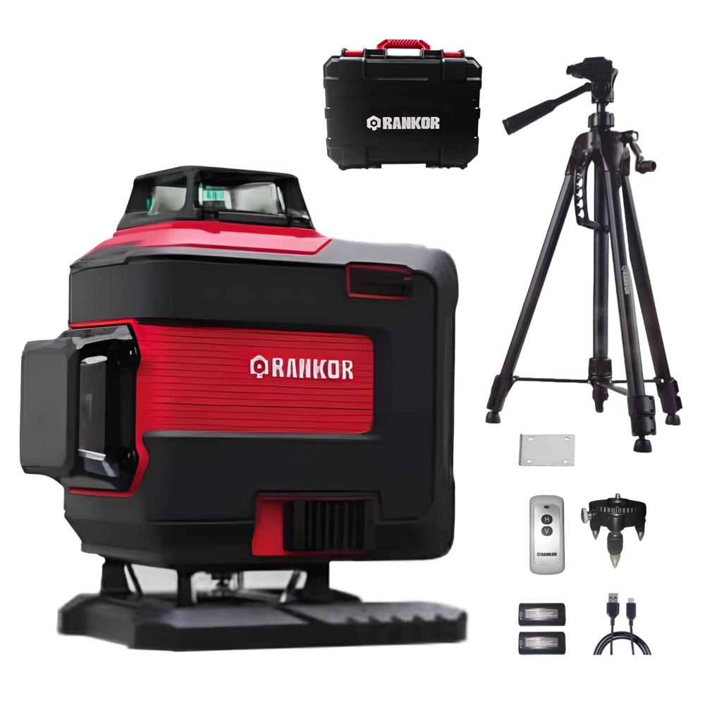 Nivel Láser 16 Líneas + Trípode Rankor RLG16002-RAT65001