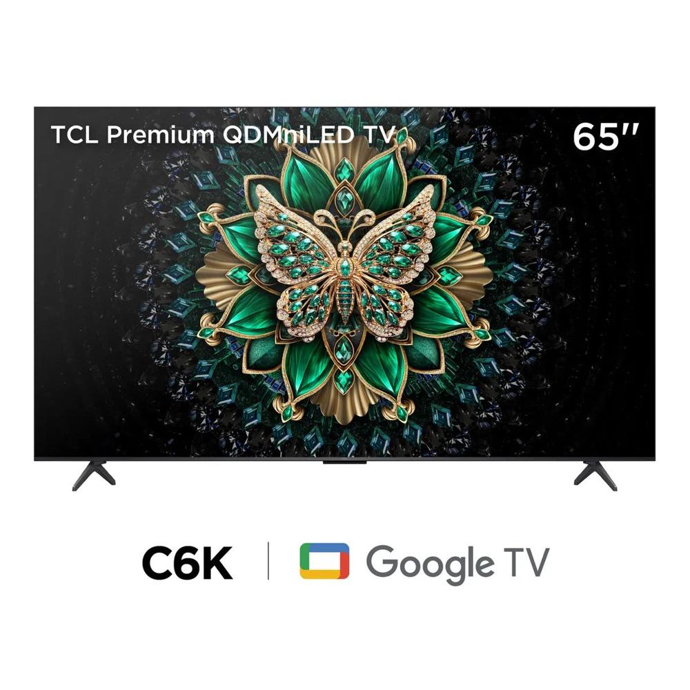 Televisor TCL 65'' QD-MINILED UHD 4K 65C6K Google TV 2025
