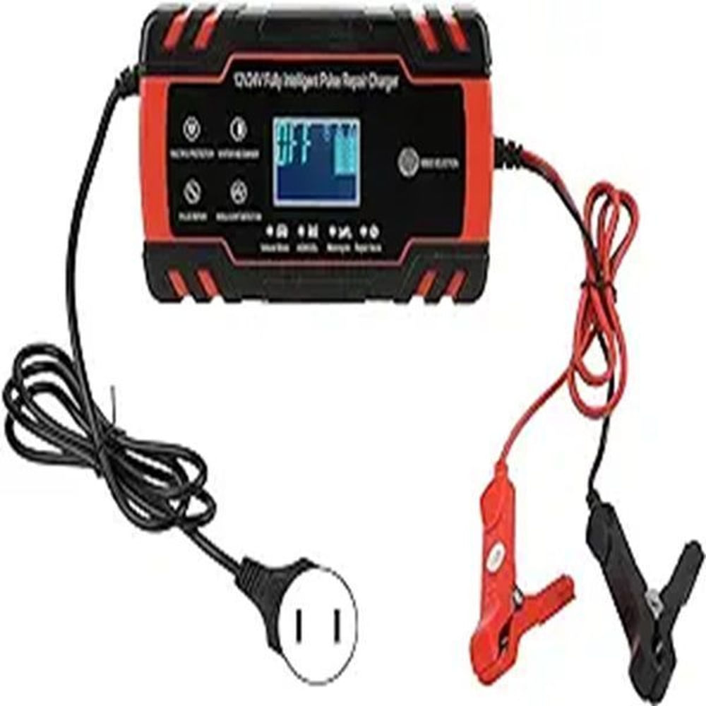 Cargador Automático De Baterías 12v Y 24v Profesional Verde