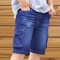 Short Jean Cargo Yonisters Clothing Regular Fit Hombre Casual Stretch