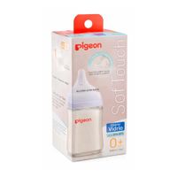 Biberón de Bebé 5oz 160ml Vidrio Tetina de Silicona Soft Touch