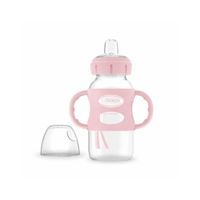 Biberón de Transición de Boca Ancha y Asas de 9oz 270ml Rosado