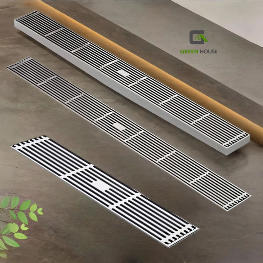 SUMIDERO DE ACERO SUS 304 RECTANGULAR 8X60CM SATINADO