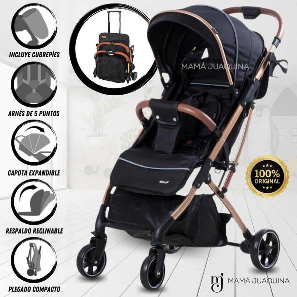 Coche De Paseo Maleta SUNNY GOLD Black
