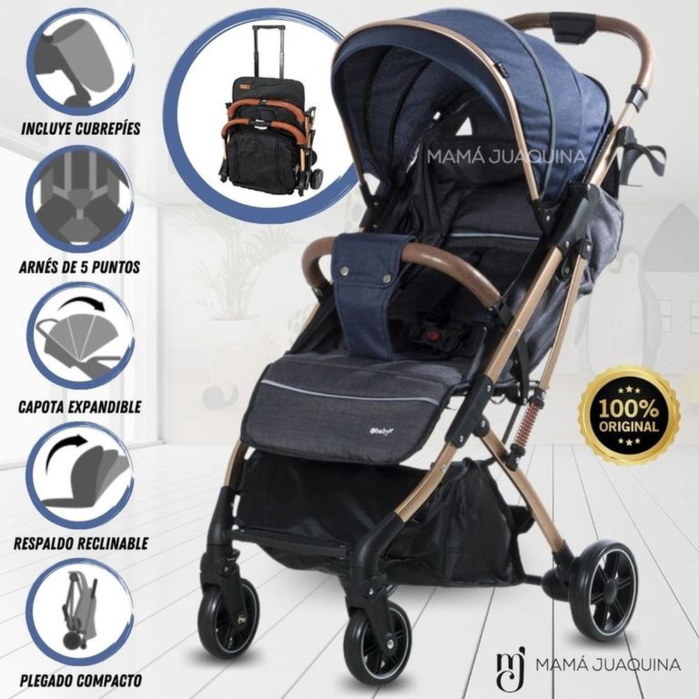 Coche De Paseo Maleta SUNNY GOLD Blue