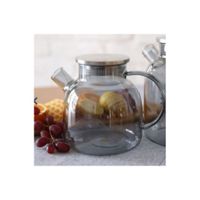 Tetera Moderna Color Gris con Tapa de Acero Inox 1L