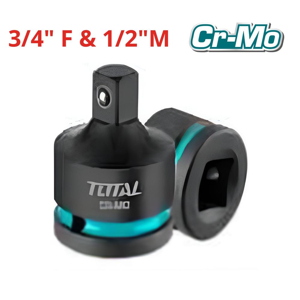 Adaptador de Dado de 3/4'' a 1/2'' Total THIAD3412