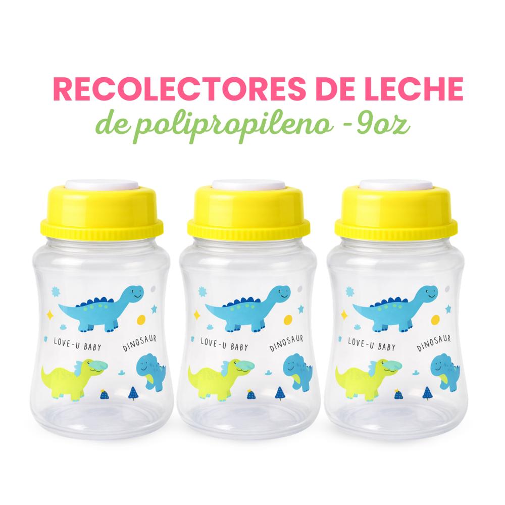 Set de 3 Recolectores de Leche 9oz de polipropileno - Amarillo
