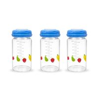 Set de 3 Recolectores de Leche 8oz - Celeste