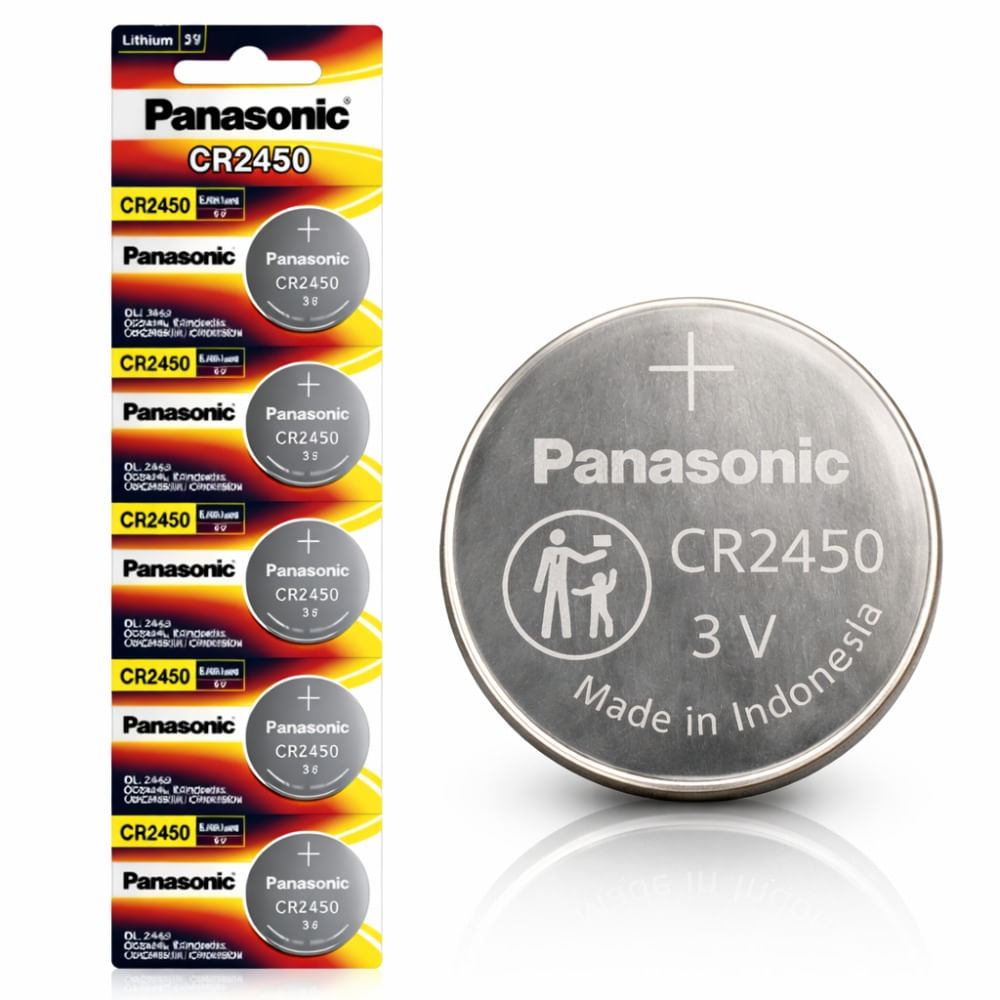 Panasonic Pila De Litio Cr2450 3v Blister X 5 Unid