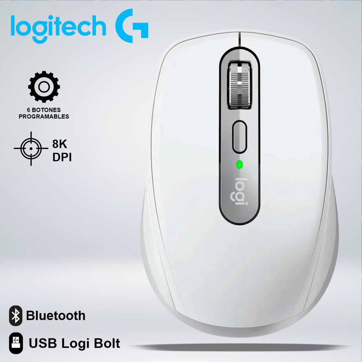 MOUSE LOGITECH MX ANYWHERE 3S BLUETOOTH WIRELESS 8K DPI US